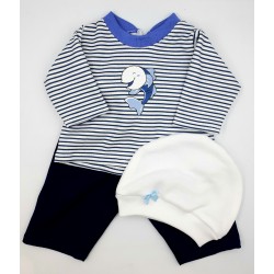 BLUZKA, SPODNIE, CZAPECZKA...