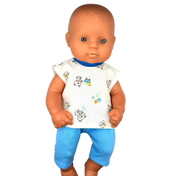 BLUZKA, SPODENKI DLA LALKI...