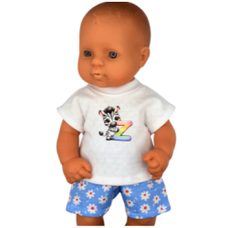 BLUZKA, SPODENKI DLA LALKI...