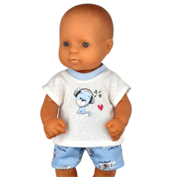 BLUZKA, SPODENKI DLA LALKI...