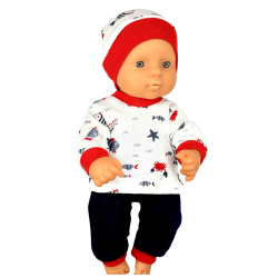 DRES Z CZAPECZKĄ DLA LALKI...